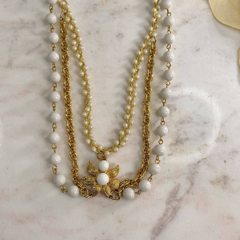 Pearl Statement Necklace‎